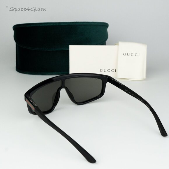 BRAND NEW Gucci GG1736S 001 Black Grey Unisex Sunglasses GG 1736S - Picture 7 of 7